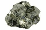 Shiny Pyrite Crystal Cluster - Peru #173267-1